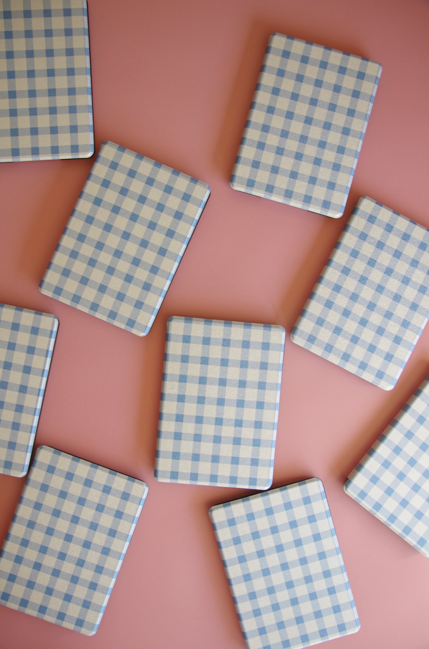 Gingham Blue Kindle Case