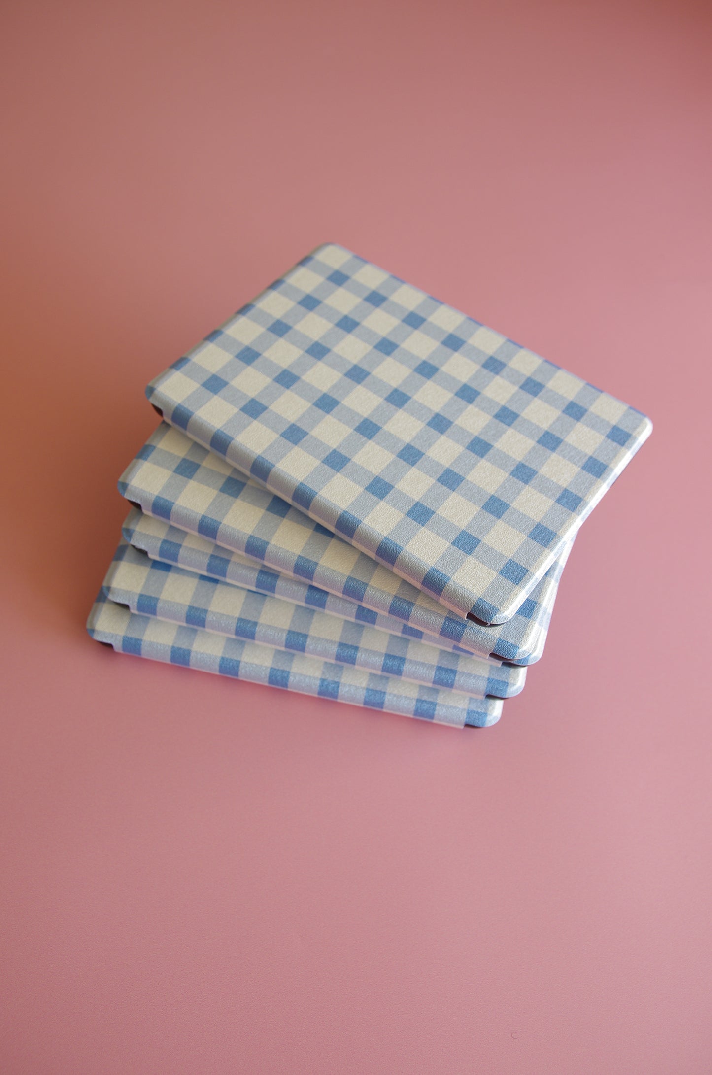 Gingham Blue Kindle Case