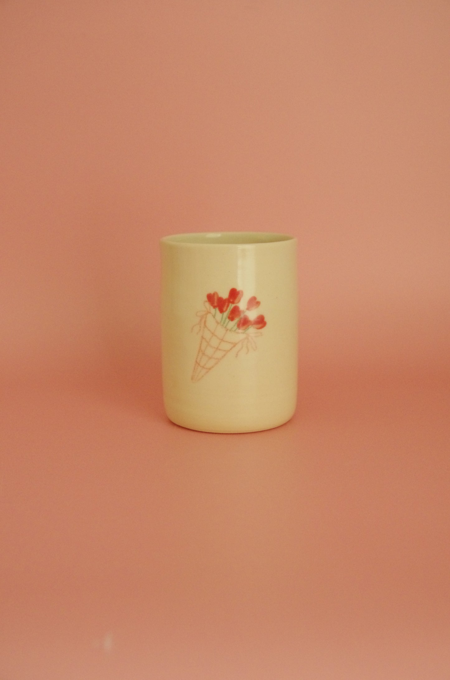 Tulip bouquet cup (Two sizes available)