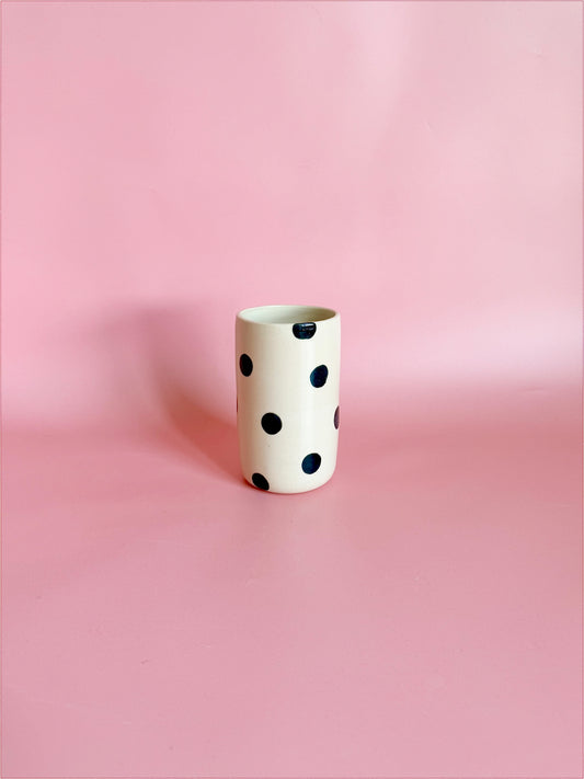 Polka dot (white/black)