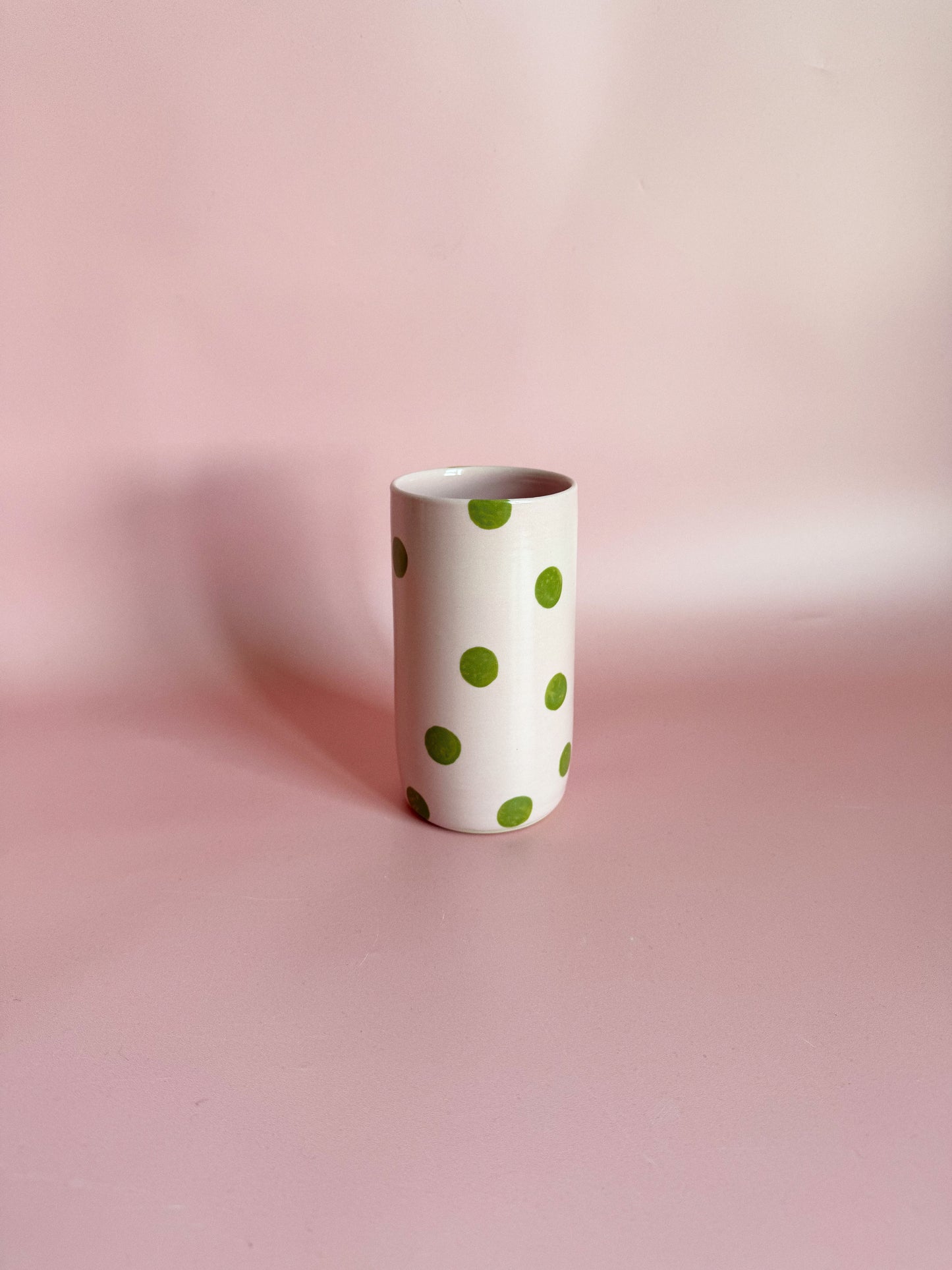 Polka dot (pink/green)