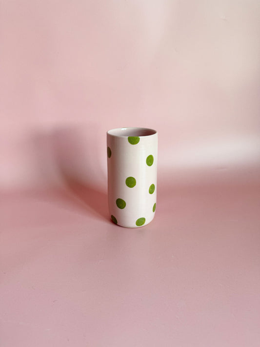 Polka dot (pink/green)