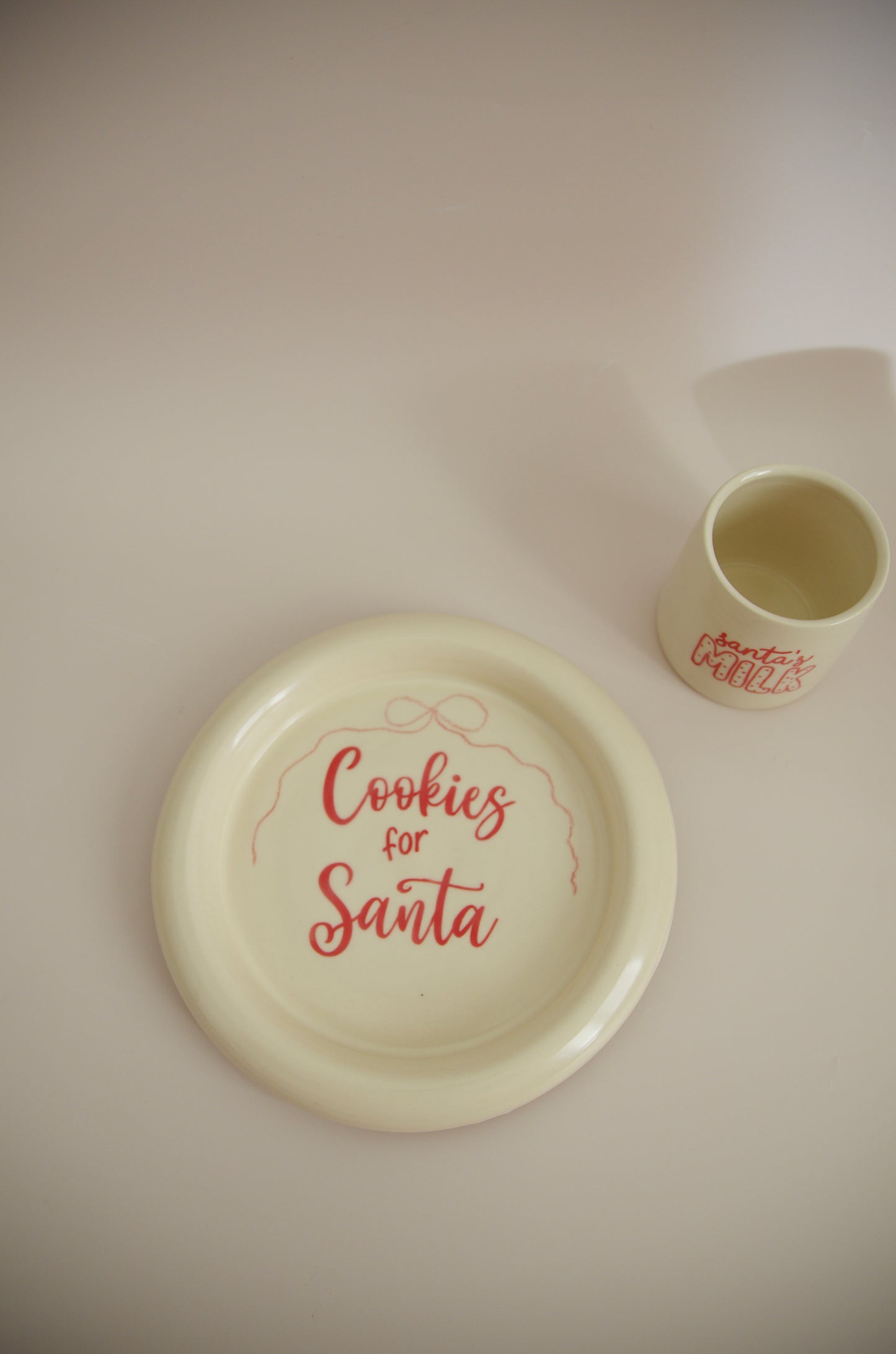 Cookies for Santa Plate