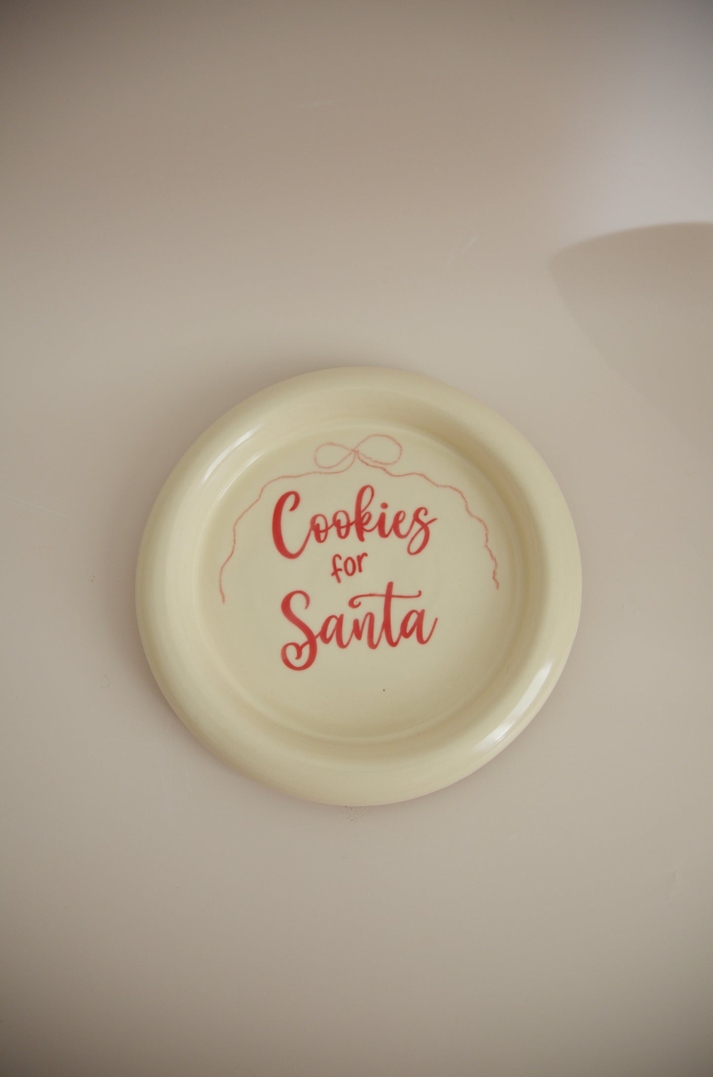 Cookies for Santa Plate