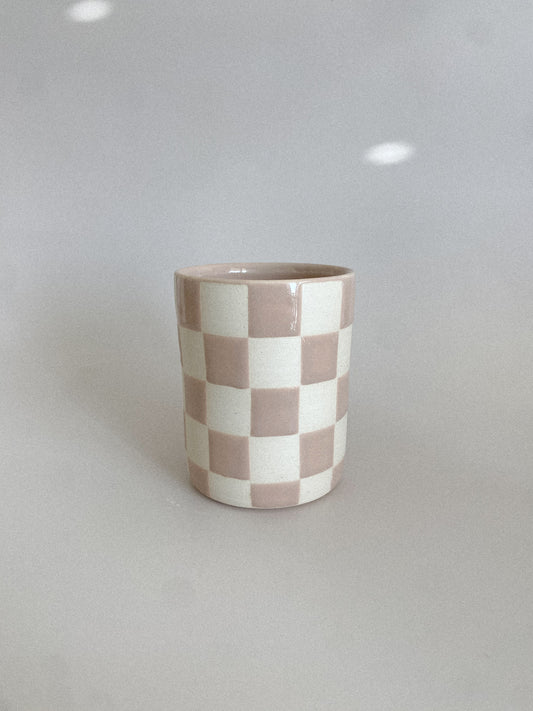 Checkered cup (Cashew)
