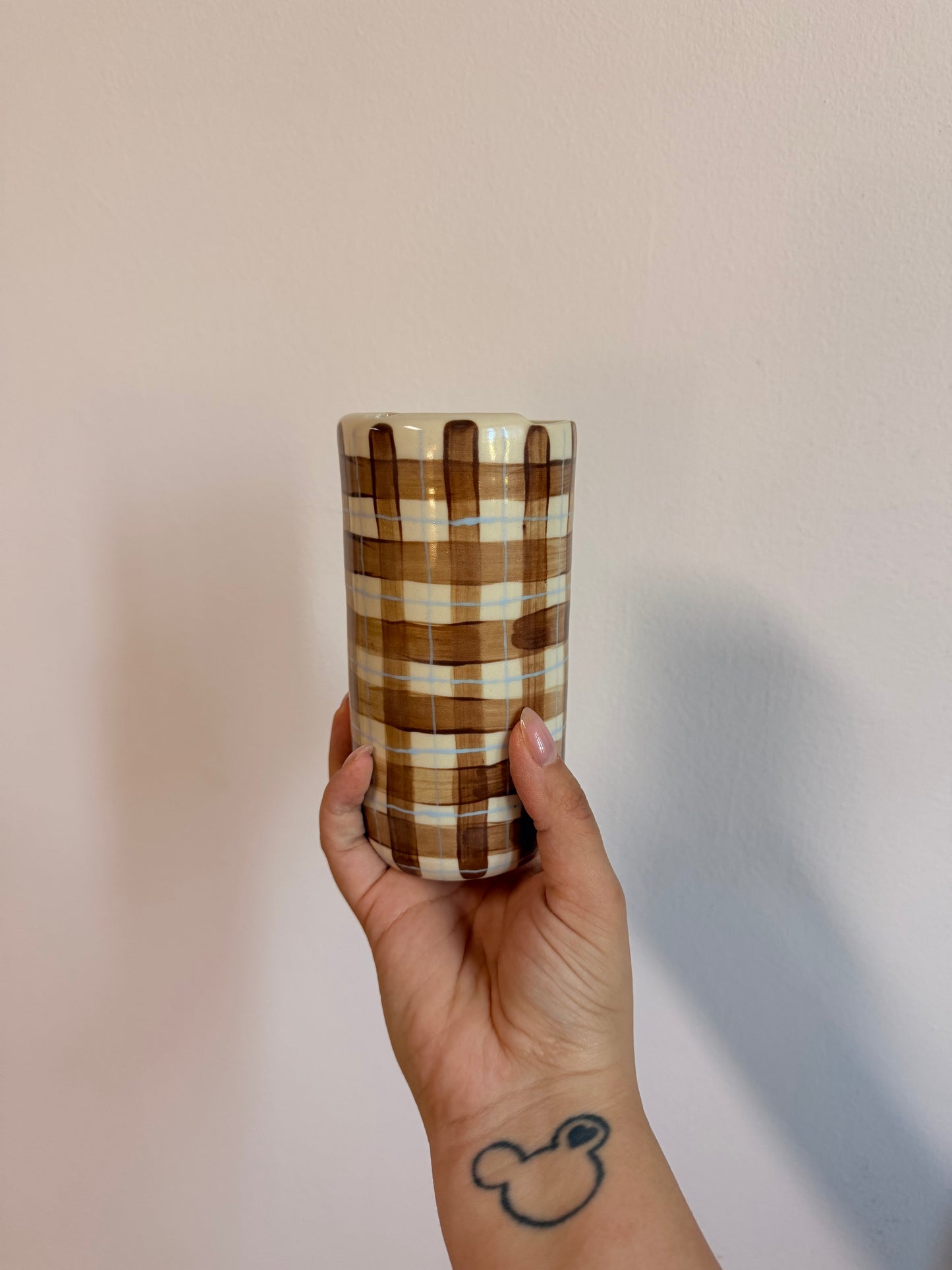 brown/blue Gingham (Four sizes available)