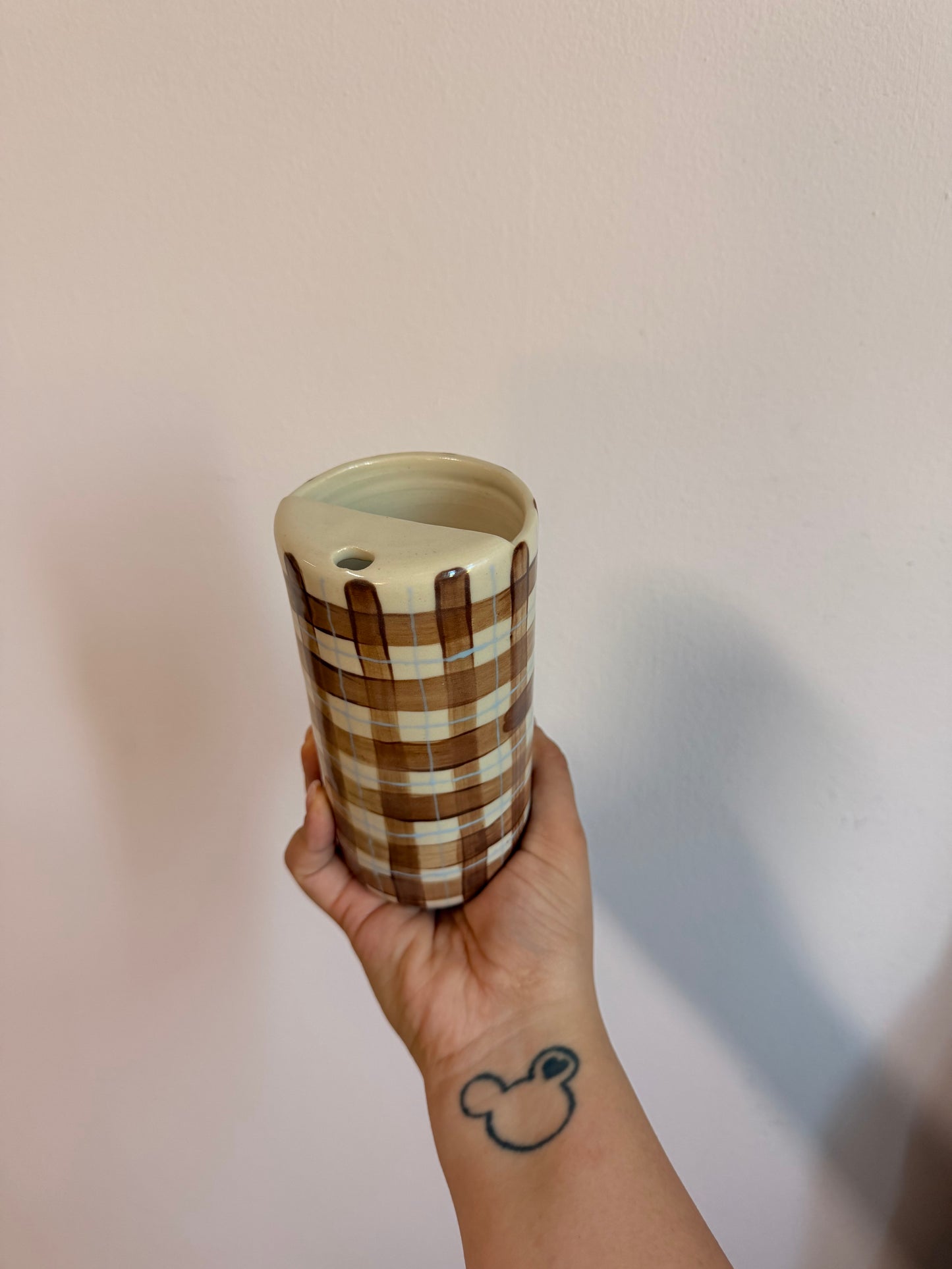 brown/blue Gingham (Four sizes available)